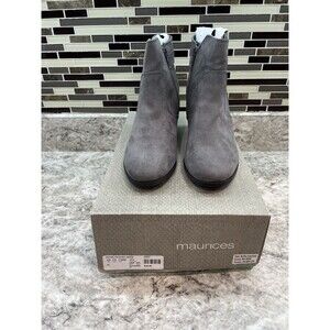 Maurices Rachel CB SD BKL Wedge Gray Size 10 NIB